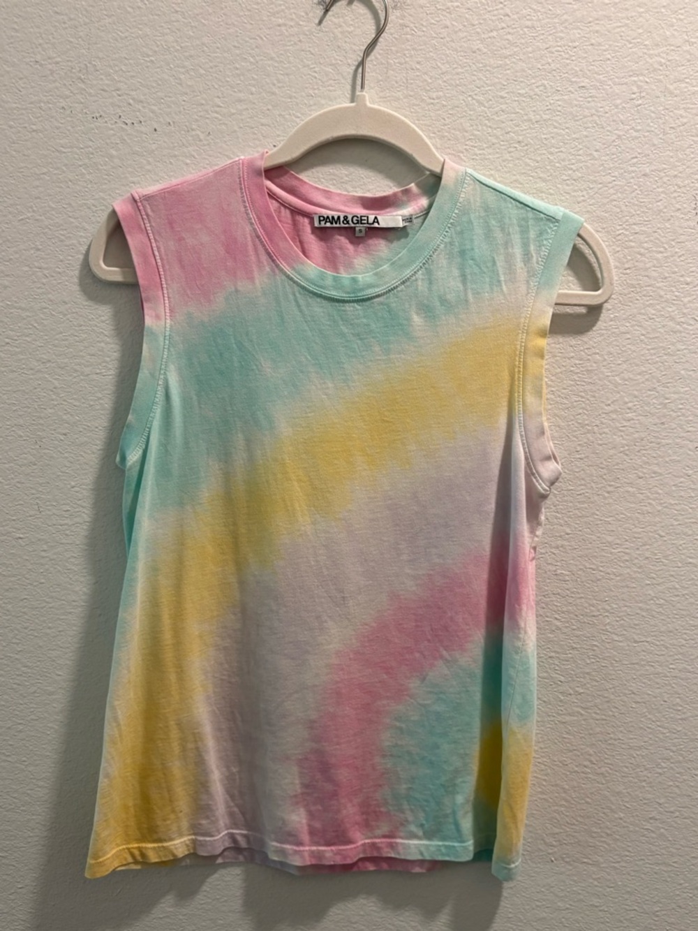 PAM & GELA women’s tie dye top, size S